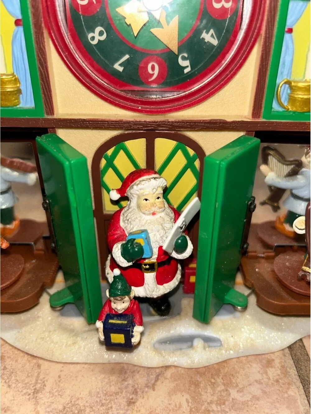 Vintage Mr. Christmas Symphony Surprise Santa’s Workshop Animated Musical